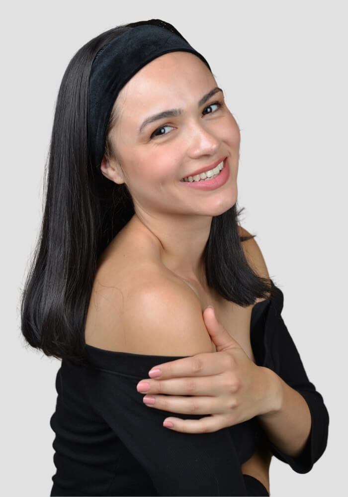 Headband Wig - Curly/Straight